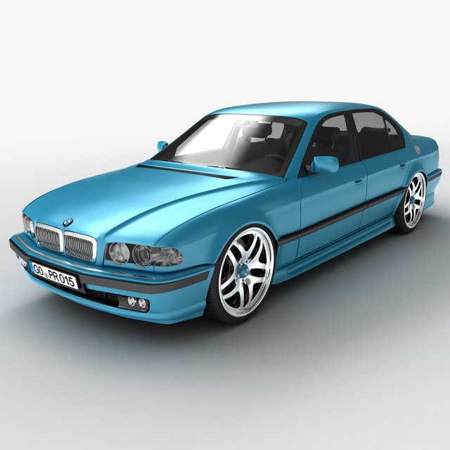 Car business class sedan 3D model 3D Model