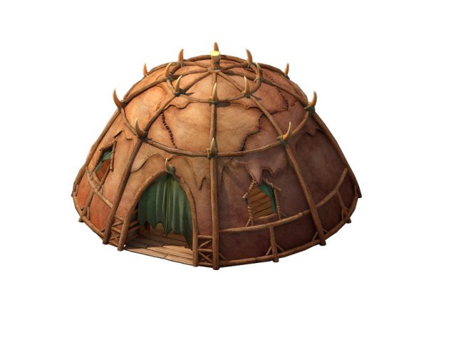 Desert Gobi – Octagonal Tent 3D Model
