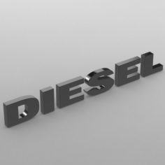 Diesel logo 3D Model