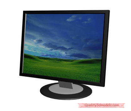 TFT monitor Free 3D Model