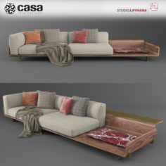 Casa Intl Positano Sofa 3D Model