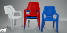 Plastic chair 3D Model