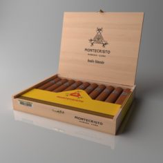 Montecristo Double Edmundo Cigars 3D model 3D Model