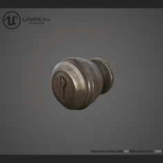 Door handle ball 3D Model