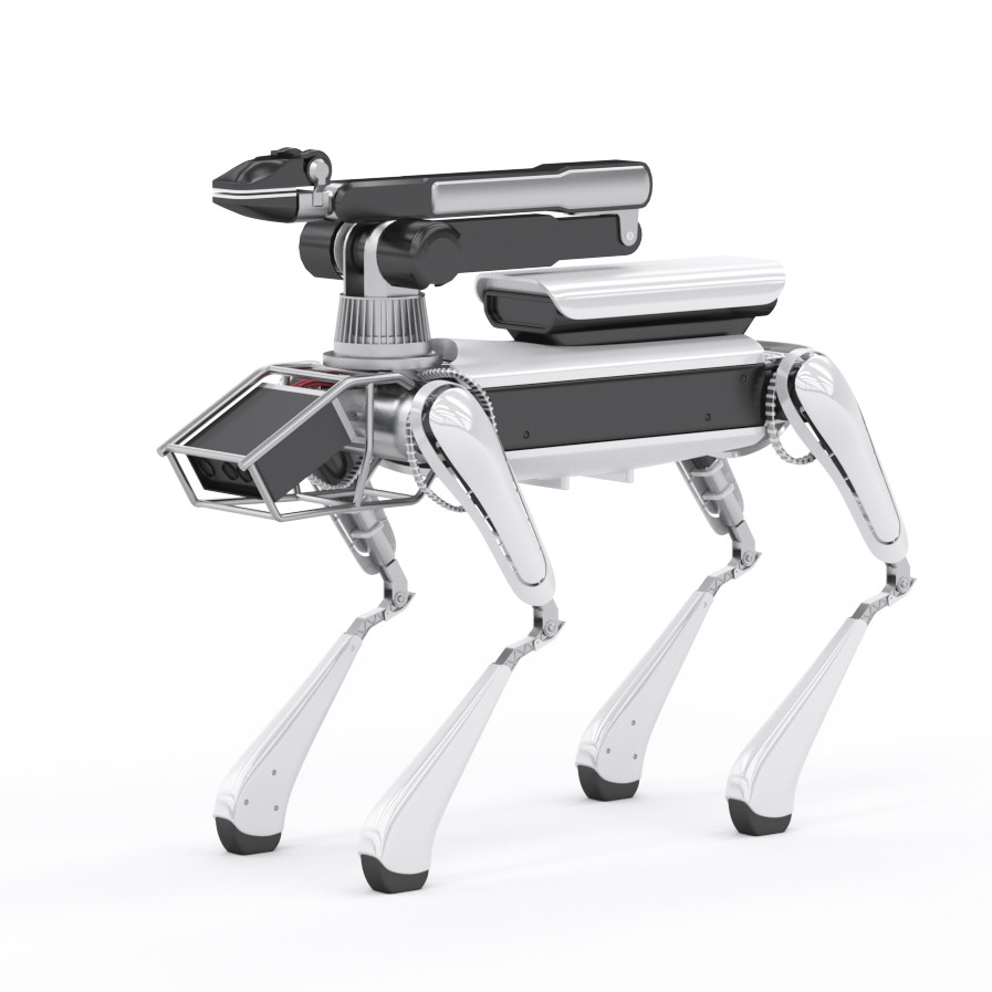 boston dynamics dog robot 3d model vray 3D Model