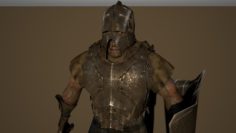 Uruk-hai Orc from Mordor 3D Model