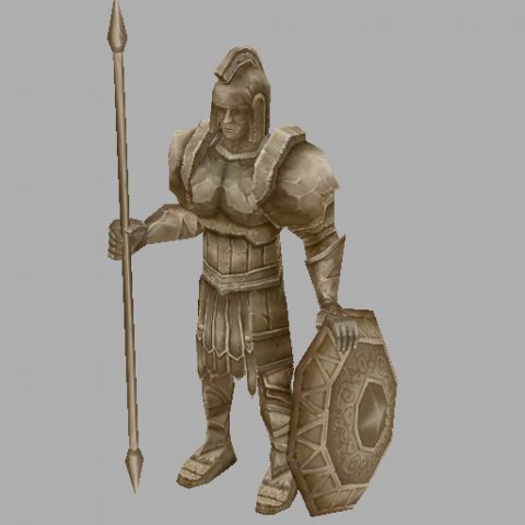 Game Model Arena – Statue 01 3D Model