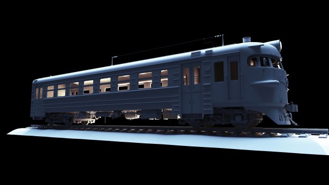 USSR TRAIN ER9P-132 3D Model