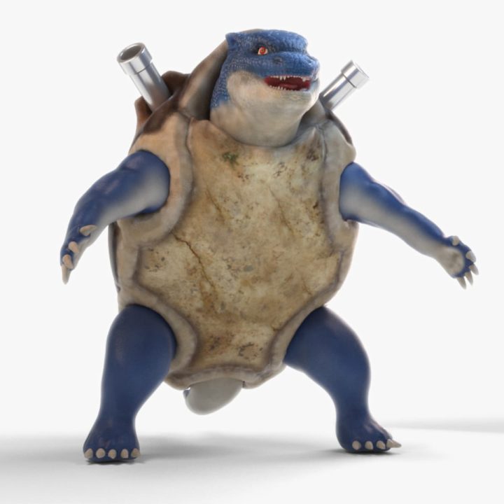 Blastoise 3D Model