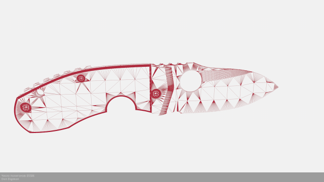 Knife x3 3D Model