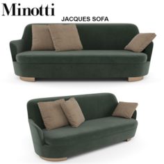 Minotti Jacques Sofa 2 3D Model