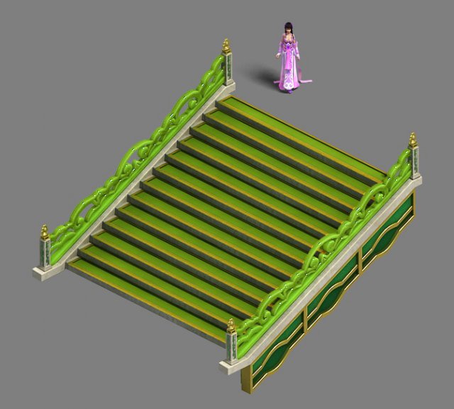 Palace – stairs 3D Model