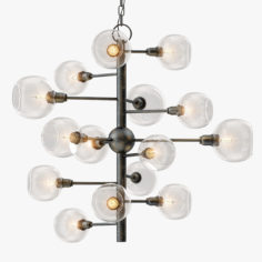 Currey and Company Panpoint Chandelier 3D Model