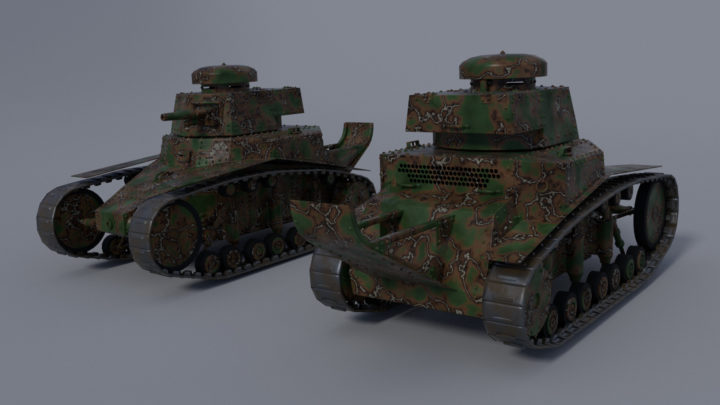 Russian T18 Tank 3D model 3D Model