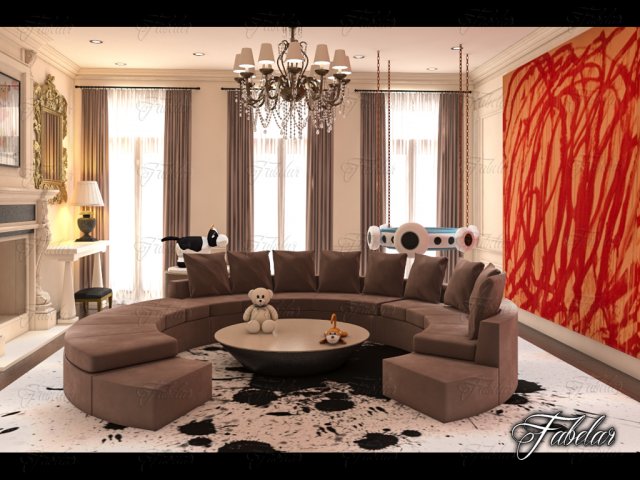 Living room 67 3D Model