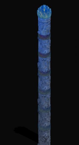 Chinese ancient architecture – Long column 3D Model