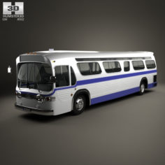 GM New Look TGH-5303 Bus 1965 3D 3D Model