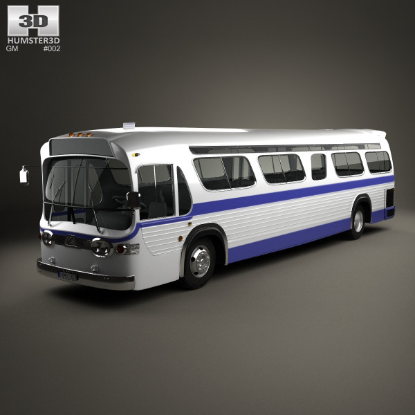 GM New Look TGH-5303 Bus 1965 3D 3D Model