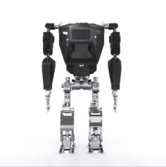 south korean bipedal robot METHOD-2 3d model vray 3D Model