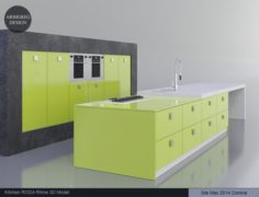 Kitchen RODA Rhine 3D Model