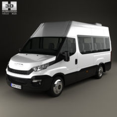 Iveco Daily Minibus 2014 3D 3D Model