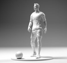 Footballer 02 Prepare To Footstrike 02 Stl 3D Model