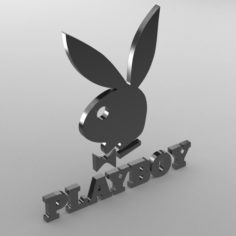 Playboy logo 3D Model