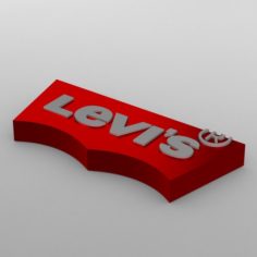 Levis logo 3D Model