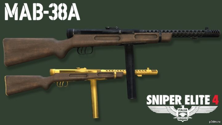 Beretta Mab-38A 3D Model