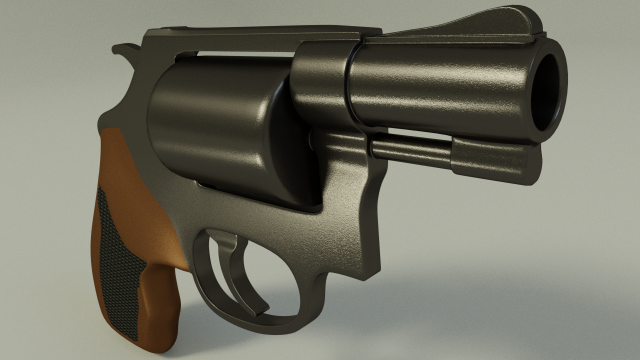 Revolver 3D Model