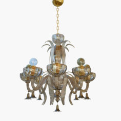 chandelier Sylcom Foscari   1521/8 3D Model