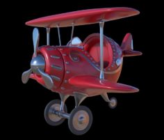 3D cartoon plane 3D Model