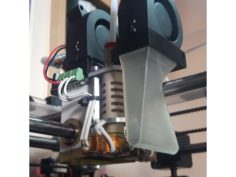 Velleman Vertex K8400 fan duct for 4020 turbine 3D Print Model