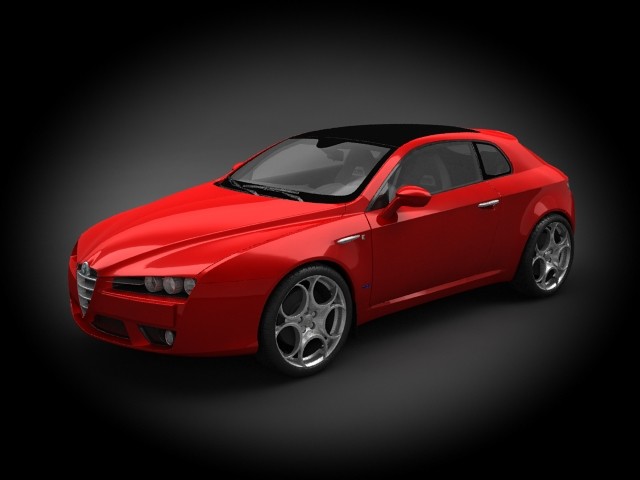 Alfa Romeo Brera S 2011 3D Model