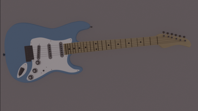 Fernandes Stratocaster 3D Model