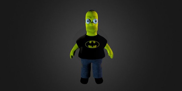 Homer Simpson 3D Model