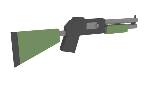 Low Poly Gun Pack 1 3D Model
