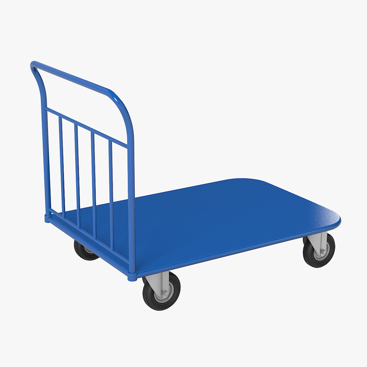 Small Platform Hand Truck 3D Model