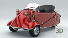 3D-Model 
Messerschmitt KR200 Car Roadster