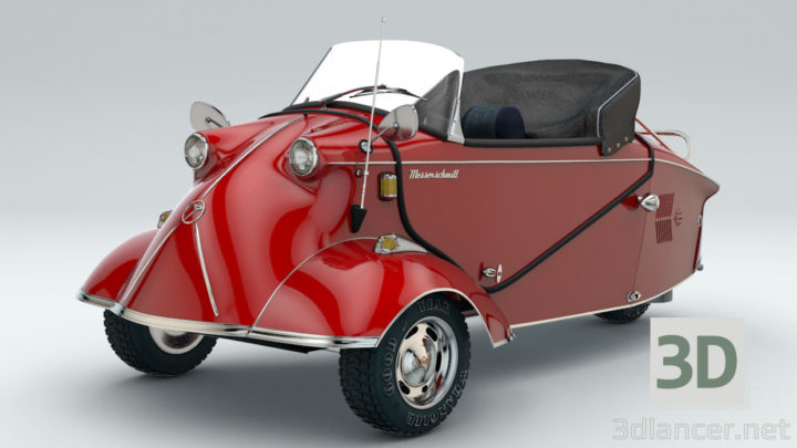 3D-Model 
Messerschmitt KR200 Car Roadster