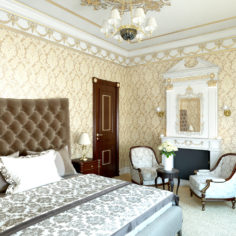 Classical Bedroom 3D Model