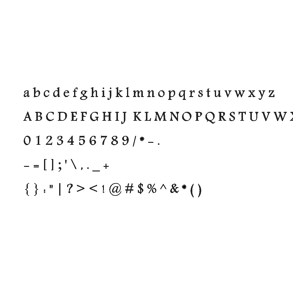 Andalus Regular font CG CAD data 3D Model
