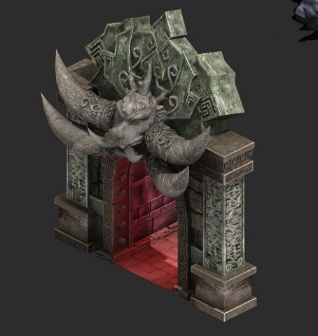 Wicked grave – the door 3D Model