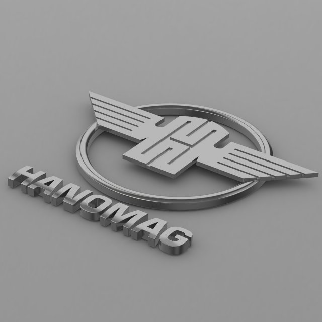 Hanomag logo 3D Model