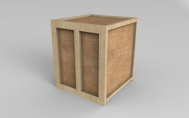 Crate Free 3D Model