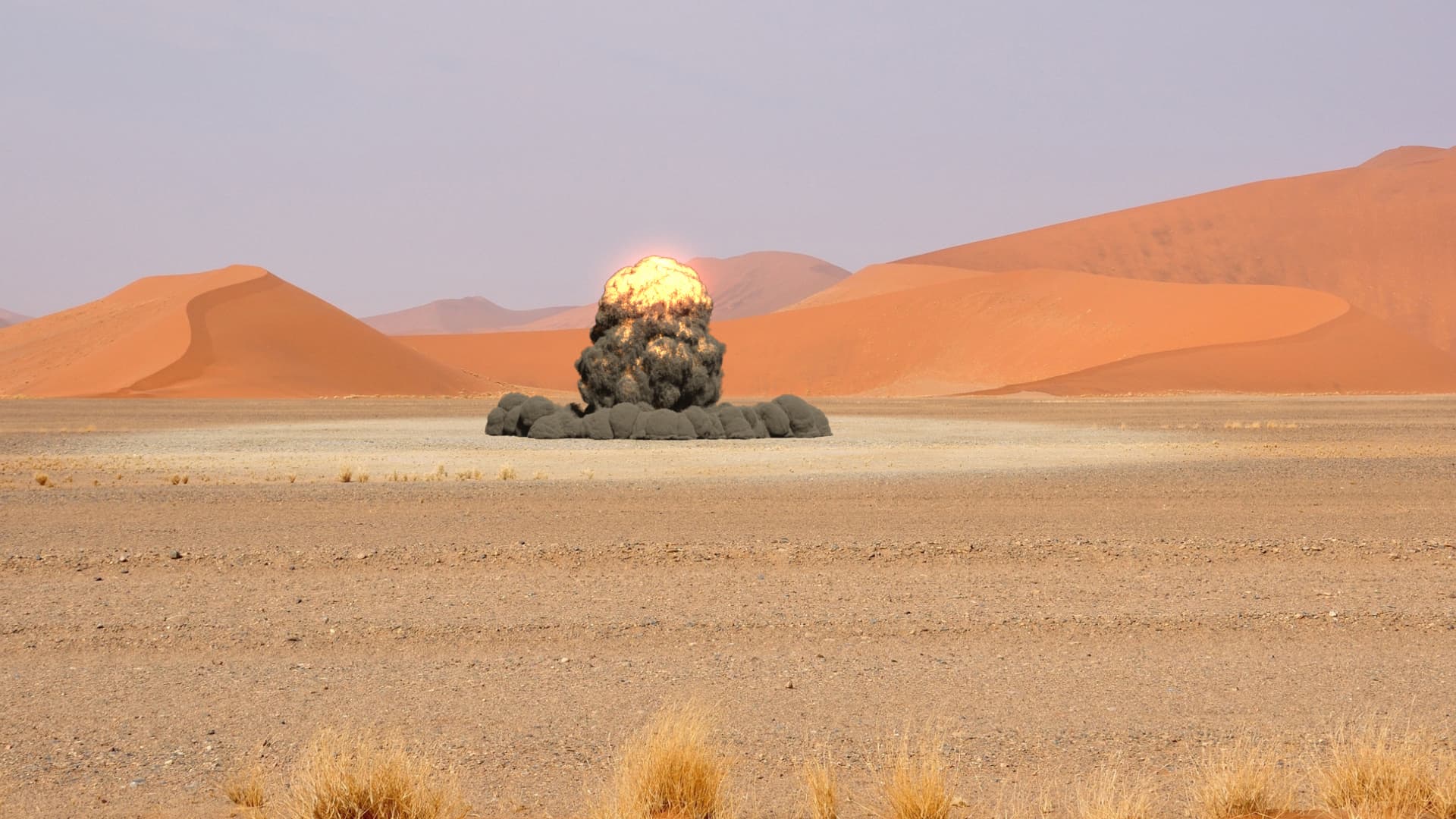 Explosion, Huge 3D Model