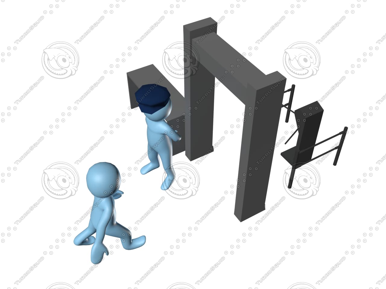 Metal detector 2 3D Model