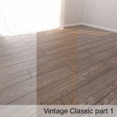 Parquet Floor Vintage Classic part 1 3D Model