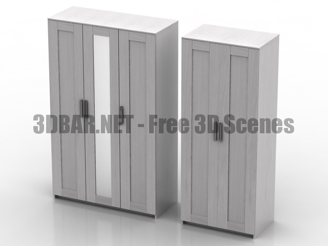 Ikea Brimnes Wardrobe 3D Collection