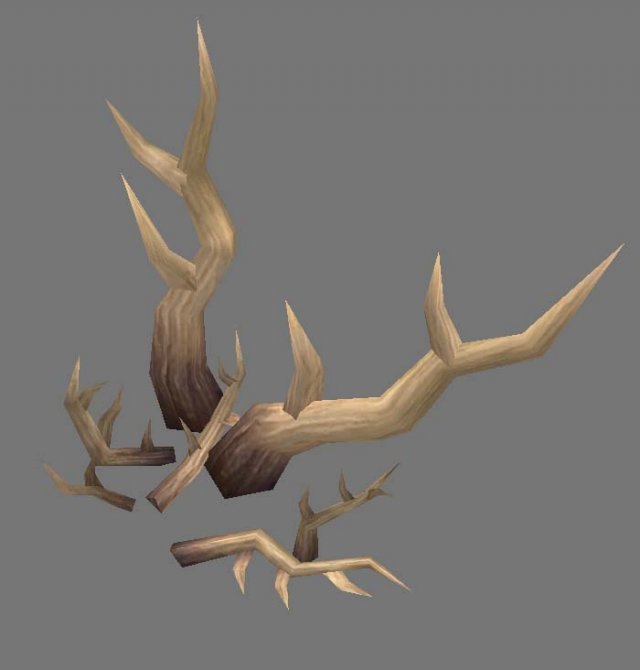 Game Model Arena – antlers Weapon Rack 01 3D Model